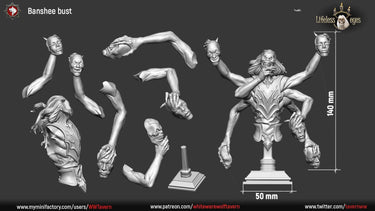 Banshee Bust